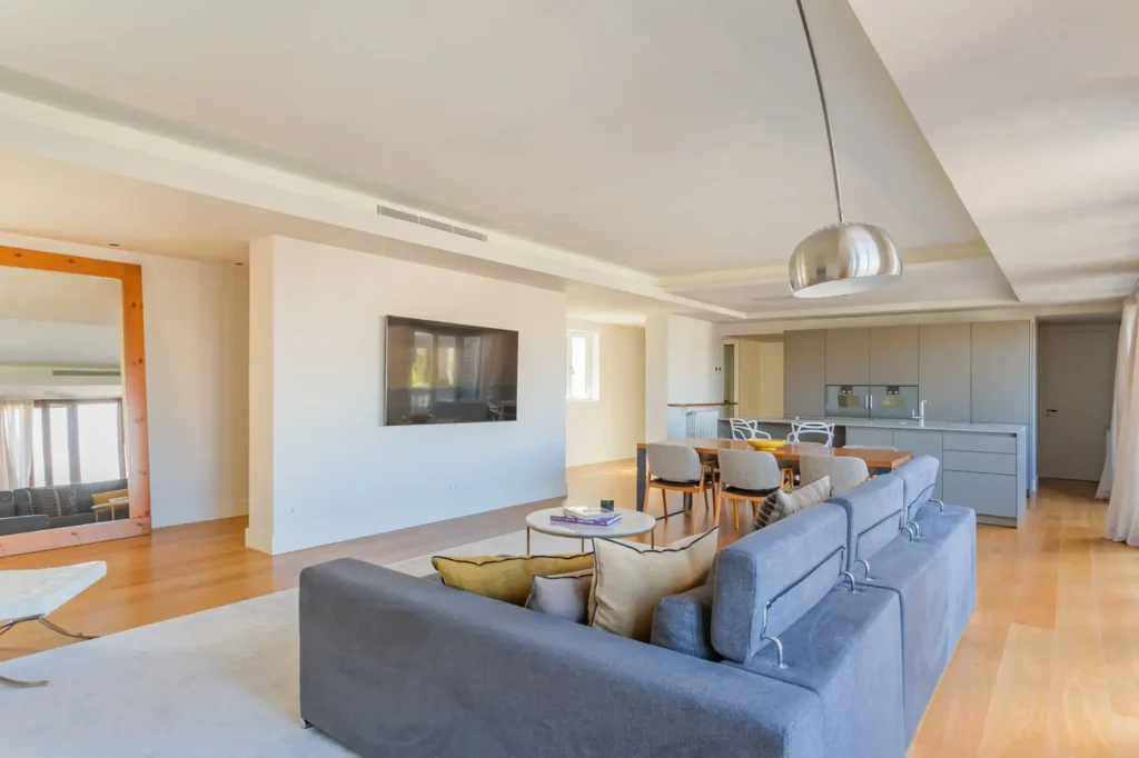 Within a significant architectural landmark.