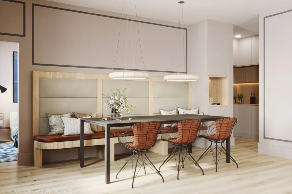 In a premier lively location.