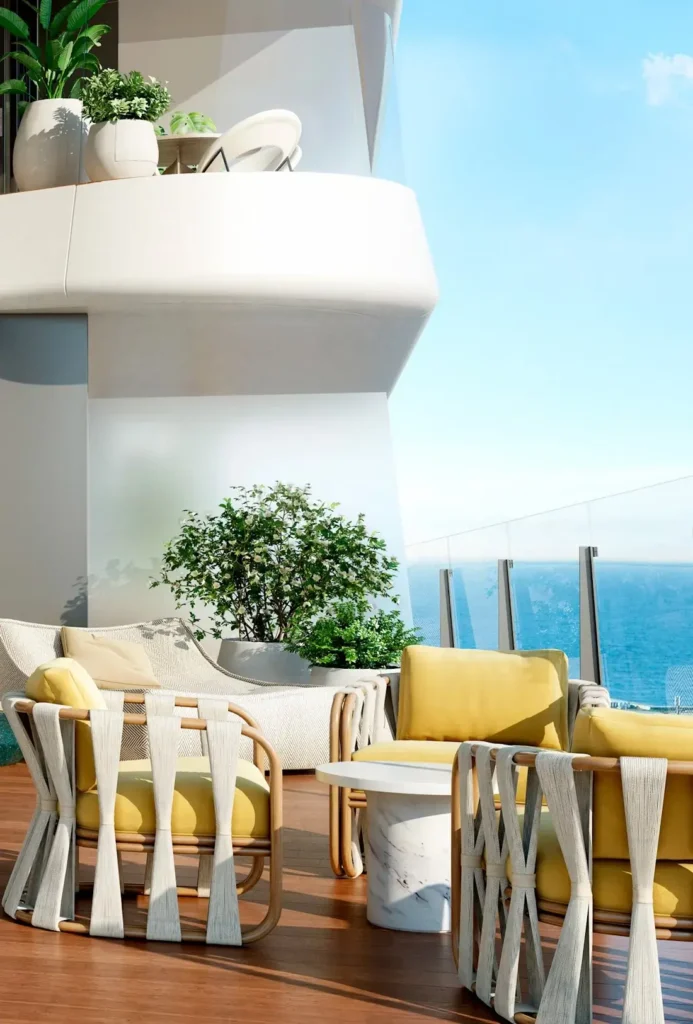 Four Bedrooms and Beautiful Terraces above the Mediterranean