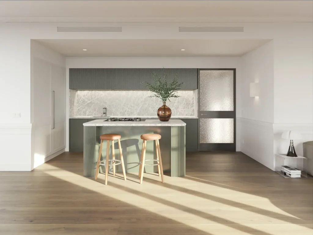 A Generous Bedroom with Built-In Storage