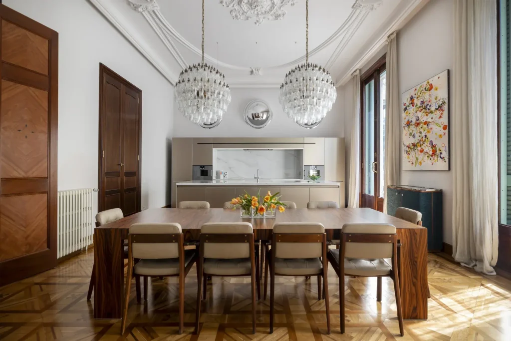 within a restored modernist palace in Eixample Right