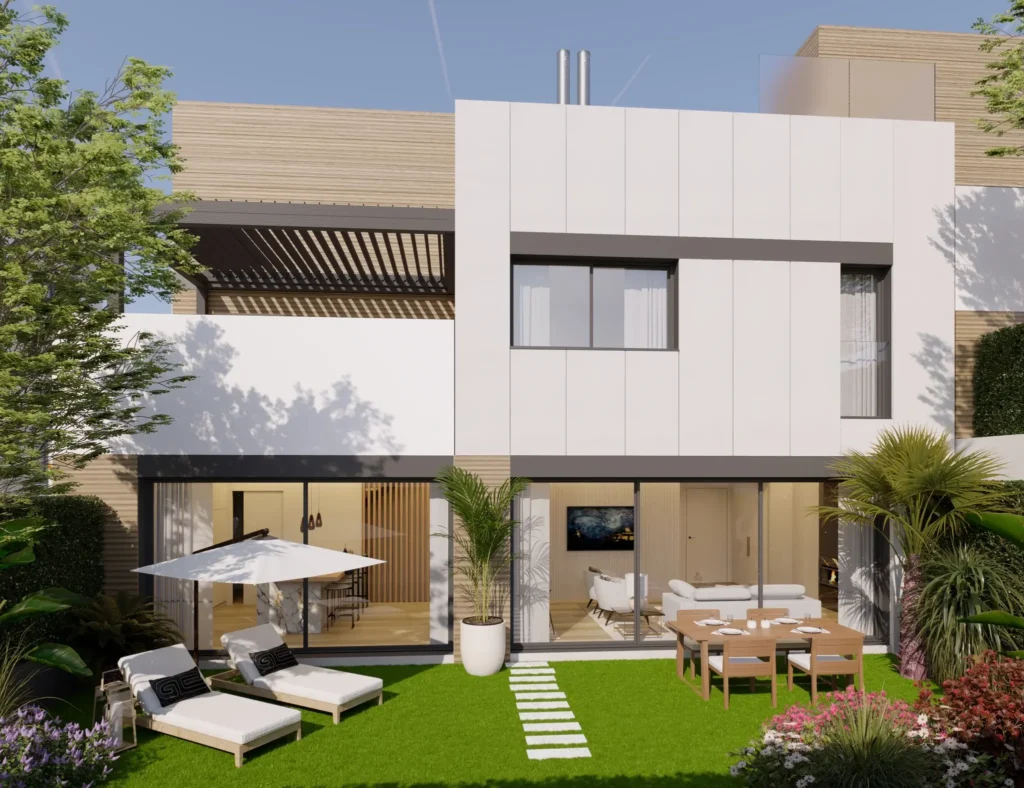generous outdoor space and the city within easy reach.